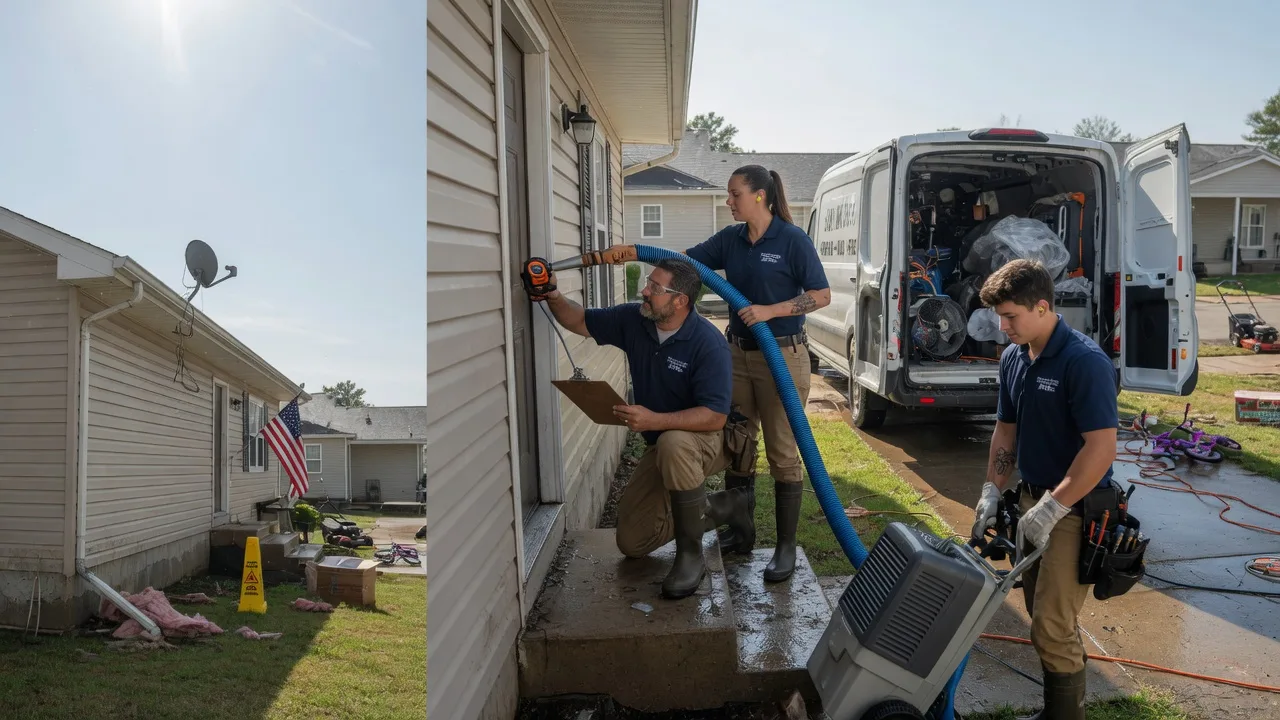 Ceiling Water Damage Restoration in Cross Plains, TN near me